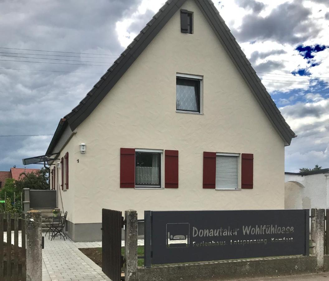 Ferienhaus Bei Lauingen, Mit Sauna Und Gartenlounge Veitriedhausen Luaran gambar